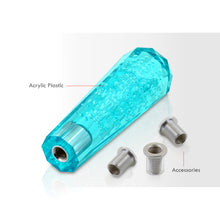 Load image into Gallery viewer, Universal M8 M10 M12 150MM Diamond Bubble Shift Knob Teal
