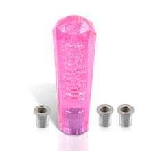 Load image into Gallery viewer, Universal M8 M10 M12 150MM Diamond Bubble Shift Knob Neon Pink
