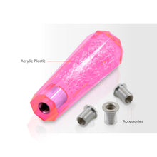 Load image into Gallery viewer, Universal M8 M10 M12 150MM Diamond Bubble Shift Knob Neon Pink
