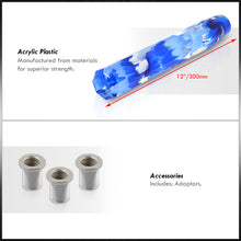 Load image into Gallery viewer, Universal M8 M10 M12 300MM Crystal Fusion Shift Knob Bluemoon
