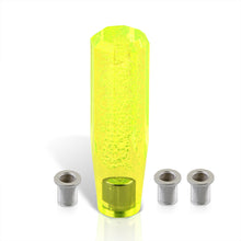 Load image into Gallery viewer, Universal M8 M10 M12 150MM Crystal Octogon Bubble Shift Knob Neon Yellow
