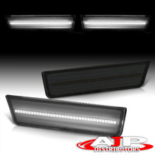 Load image into Gallery viewer, Dodge Challenger 2008-2014 White LED Front Side Marker Lights Smoke Len
