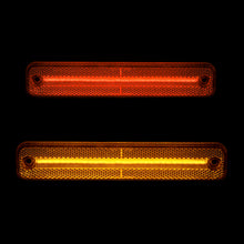 Load image into Gallery viewer, Ford Bronco 1978-1979 / F100 F150 F250 1973-1979 / E150 E350 Econoline 1975-1991 4 Piece Front Amber &amp; Rear Red LED Side Marker Lights Smoke Len
