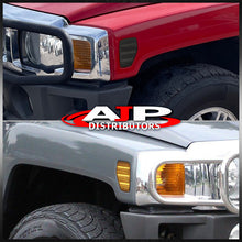 Load image into Gallery viewer, Hummer H3 2006-2010 / H3T 2009-2010 Front Amber LED Side Marker Lights Smoke Len
