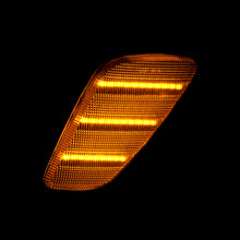 Load image into Gallery viewer, Jeep Wrangler TJ 1997-2006 Front Amber LED Side Marker Lights Smoke Len
