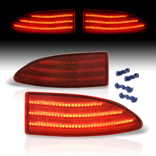 Load image into Gallery viewer, Lexus IS250 IS350 2006-2013 Rear Red LED Reflector Lights Red Len
