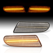 Load image into Gallery viewer, Mercedes Benz S-Class W220 2000-2006 Front Amber LED Side Marker Lights Clear Len
