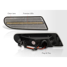 Load image into Gallery viewer, Mercedes Benz S-Class W220 2000-2006 Front White LED Side Marker Lights Clear Len
