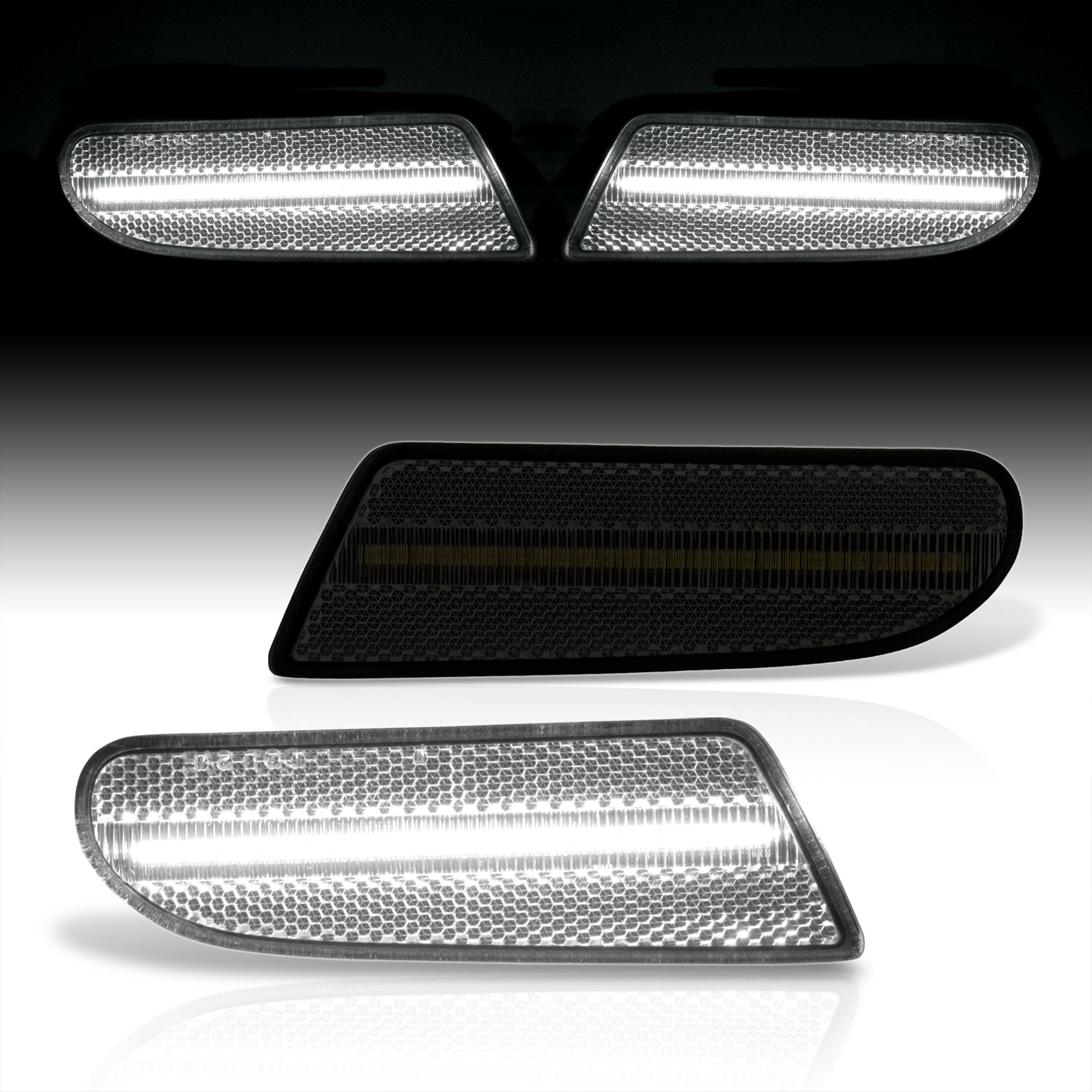 Mercedes Benz S-Class W220 2000-2006 Front White LED Side Marker