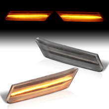 Load image into Gallery viewer, Porsche Carrera 997 2005-2012 / Boxster 987 2005-2012 / Cayman 987 2005-2012 Front Amber LED Side Marker Lights Clear Len
