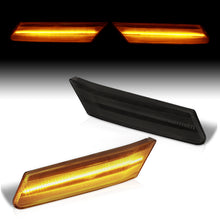 Load image into Gallery viewer, Porsche Carrera 997 2005-2012 / Boxster 987 2005-2012 / Cayman 987 2005-2012 Front Amber LED Side Marker Lights Smoke Len
