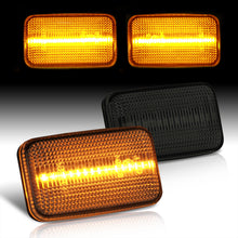 Load image into Gallery viewer, Porsche 911 Carrera 964 968 993 1988-1997 / Volkswagen Golf Jetta MK2 1984-1992 Front Amber LED Side Marker Lights Smoke Len
