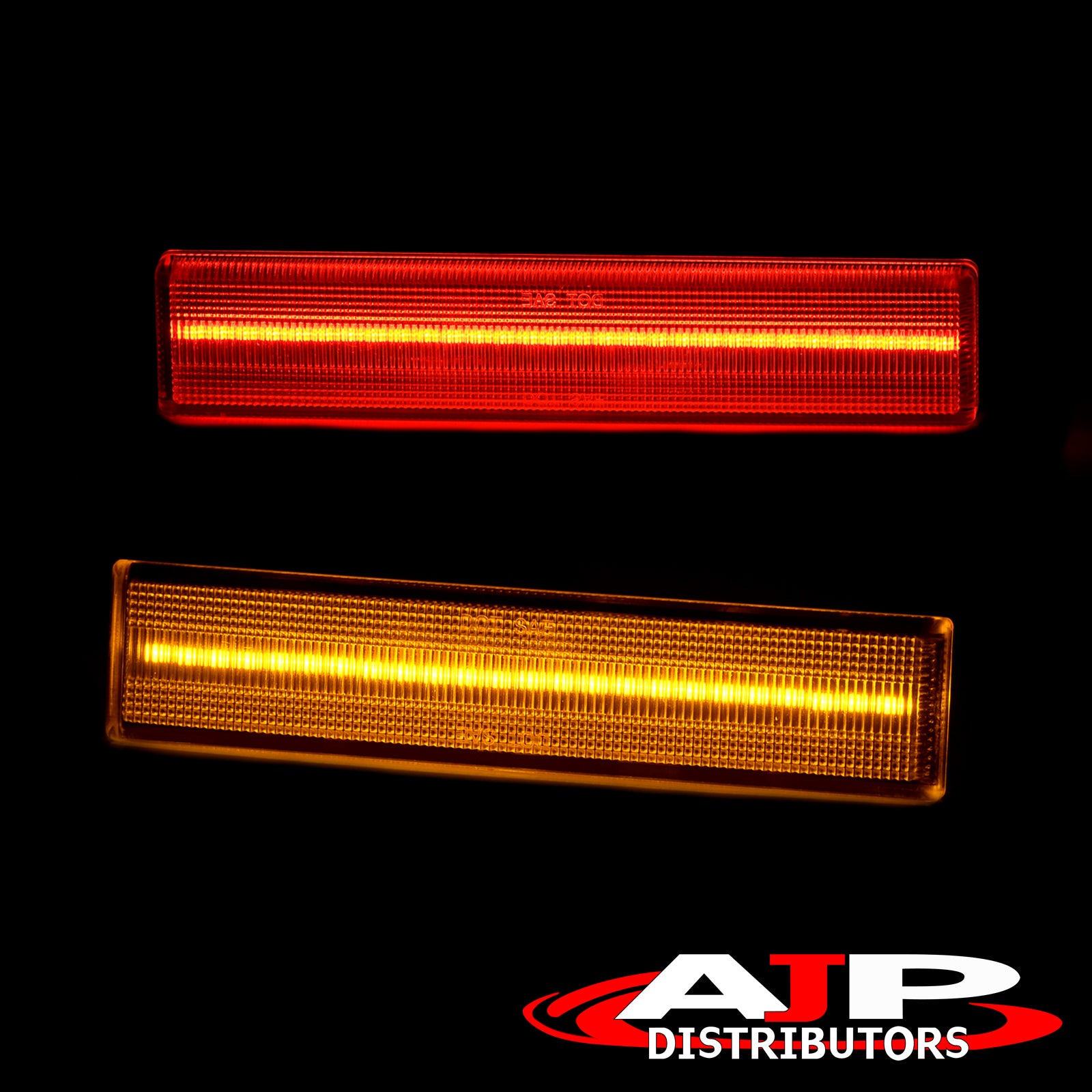 Toyota Supra A70 MK3 1986-1992 4 Piece Front Amber & Rear Red LED