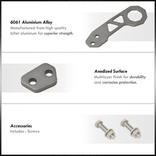 Load image into Gallery viewer, Universal 10mm Rear Tow Hook Kit Gunmetal (Pass-JDM Style)
