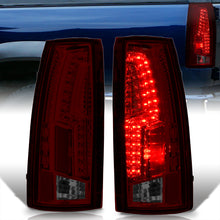 Load image into Gallery viewer, Chevrolet C/K 1988-1999 / Suburban 1992-1999 / Tahoe 1995-1999 / Blazer Full Size 1992-1994 / GMC C/K 1988-1999 / Yukon 1992-1999 / Cadillac Escalade 1999-2000 LED Tail Lights Chrome Housing Red Smoke Len

