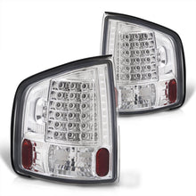 Load image into Gallery viewer, Chevrolet S10 Truck 1994-2004 / GMC Sonoma 1994-2004 / Isuzu Hombre 1996-2000 LED Tail Lights Chrome Housing Clear Len
