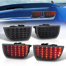 Load image into Gallery viewer, Chevrolet Camaro 2010-2013 Sequential LED Tail Lights Black Housing Clear Len
