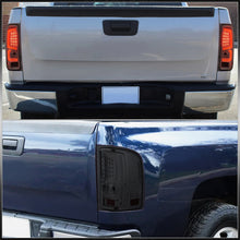 Load image into Gallery viewer, Chevrolet Silverado 2007-2013 LED Bar Tail Lights Chrome Housing Smoke Len White Tube
