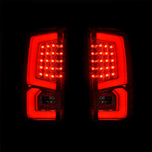 Load image into Gallery viewer, Chevrolet Silverado 2007-2013 LED Bar Tail Lights Chrome Housing Red Smoke Len White Tube
