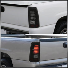 Load image into Gallery viewer, Chevrolet Silverado 1999-2006 / GMC Sierra 1999-2006 LED Tail Lights Black Housing Smoke Len
