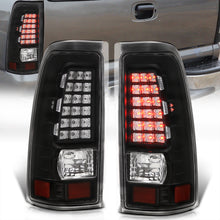 Load image into Gallery viewer, Chevrolet Silverado 1999-2006 / GMC Sierra 1999-2006 LED Tail Lights Black Housing Clear Len
