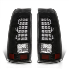 Load image into Gallery viewer, Chevrolet Silverado 1999-2006 / GMC Sierra 1999-2006 LED Tail Lights Black Housing Clear Len
