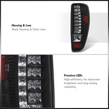 Load image into Gallery viewer, Chevrolet Colorado 2004-2012 LED Tail Lights Black Housing Clear Len
