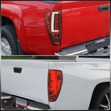 Load image into Gallery viewer, Chevrolet Colorado 2004-2012 LED Bar Tail Lights Red Housing Clear Len White Tube
