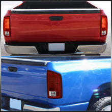 Load image into Gallery viewer, Dodge Ram 1500 2007-2008 / 2500 3500 2007-2009 LED Tail Lights Chrome Housing Red Len
