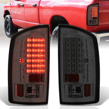 Load image into Gallery viewer, Dodge Ram 1500 2007-2008 / 2500 3500 2007-2009 LED Tail Lights Chrome Housing Smoke Len
