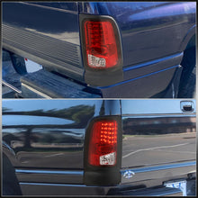 Load image into Gallery viewer, Dodge Ram 1500 1994-2001 / 2500 3500 1994-2002 LED Tail Lights Chrome Housing Red Len
