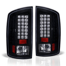 Load image into Gallery viewer, Dodge Ram 1500 2002-2006 / 2500 3500 2003-2006 LED Tail Lights Black Housing Clear Len
