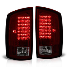 Load image into Gallery viewer, Dodge Ram 1500 2002-2006 / 2500 3500 2003-2006 LED Tail Lights Chrome Housing Red Smoke Len
