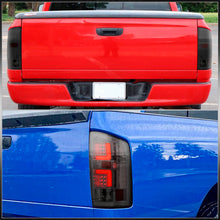 Load image into Gallery viewer, Dodge Ram 1500 2002-2006 / 2500 3500 2003-2006 LED Bar Tail Lights Chrome Housing Smoke Len White Tube (Excluding OEM LED Models)
