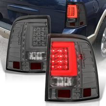 Load image into Gallery viewer, Ford Explorer 2002-2005 LED Bar Tail Lights Chrome Housing Smoke Len White Tube
