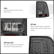 Load image into Gallery viewer, Ford Explorer 2002-2005 LED Bar Tail Lights Chrome Housing Smoke Len White Tube
