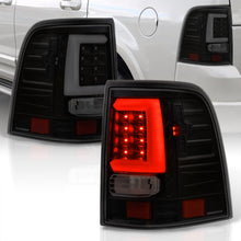 Load image into Gallery viewer, Ford Explorer 2002-2005 LED Bar Tail Lights Black Housing Smoke Len White Tube
