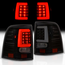 Load image into Gallery viewer, Ford Explorer 2002-2005 LED Bar Tail Lights Black Housing Smoke Len White Tube
