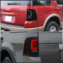 Load image into Gallery viewer, Ford Explorer 2002-2005 LED Bar Tail Lights Black Housing Smoke Len White Tube
