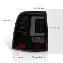 Load image into Gallery viewer, Ford Explorer 2002-2005 LED Bar Tail Lights Black Housing Smoke Len White Tube
