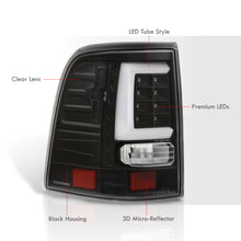 Load image into Gallery viewer, Ford Explorer 2002-2005 LED Bar Tail Lights Black Housing Clear Len White Tube
