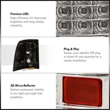 Load image into Gallery viewer, Ford Explorer 2002-2005 LED Tail Lights Chrome Housing Clear Len

