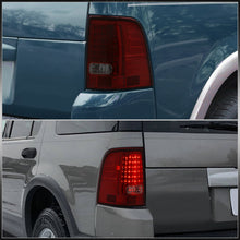 Load image into Gallery viewer, Ford Explorer 2002-2005 LED Tail Lights Chrome Housing Red Smoke Len
