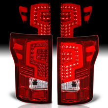 Load image into Gallery viewer, Ford F150 2018-2020 LED Bar Tail Lights Chrome Housing Red Len (Excluding OEM LED Models)
