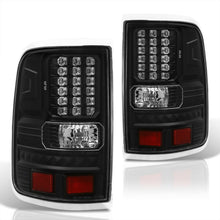 Load image into Gallery viewer, Ford F150 Styleside 2004-2008 LED Tail Lights Black Housing Clear Len
