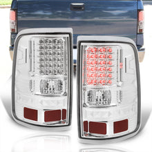 Load image into Gallery viewer, Ford F150 Styleside 2004-2008 LED Tail Lights Chrome Housing Clear Len
