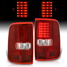 Load image into Gallery viewer, Ford F150 Styleside 2004-2008 LED Tail Lights Chrome Housing Red Len
