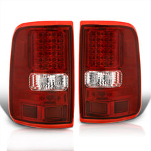 Load image into Gallery viewer, Ford F150 Styleside 2004-2008 LED Tail Lights Chrome Housing Red Len
