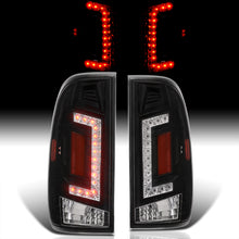 Load image into Gallery viewer, Ford F150 1997-2003 / F250 Light Duty 1997-1999 / F250 F350 F450 F550 Super Duty 1999-2007 LED Tail Lights Black Housing Clear Len (Styleside Models Only)
