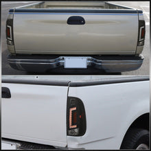 Load image into Gallery viewer, Ford F150 1997-2003 / F250 Light Duty 1997-1999 / F250 F350 F450 F550 Super Duty 1999-2007 LED Tail Lights Black Housing Clear Len (Styleside Models Only)
